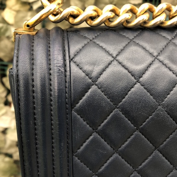 💎✨ celebrity ✨💎 Chanel boy bag quilted 25 crossbody - Picture 16 of 16